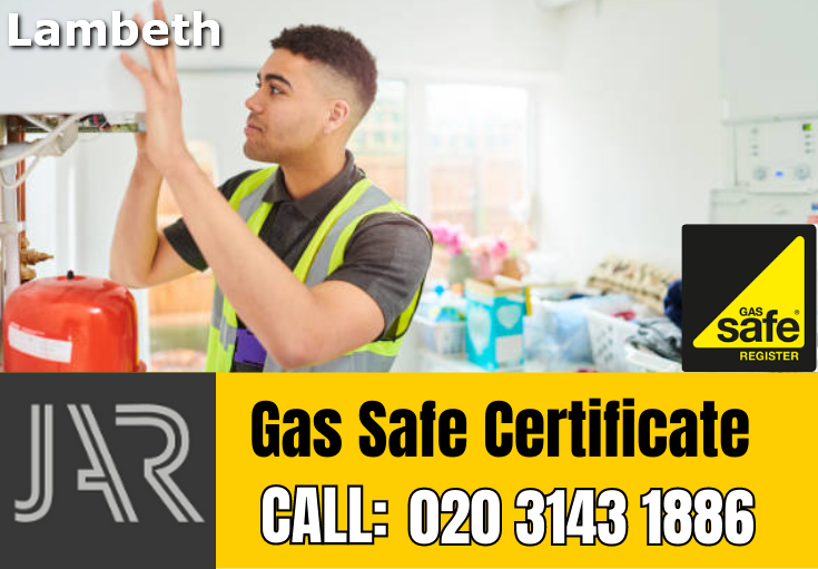 gas safe certificate Lambeth